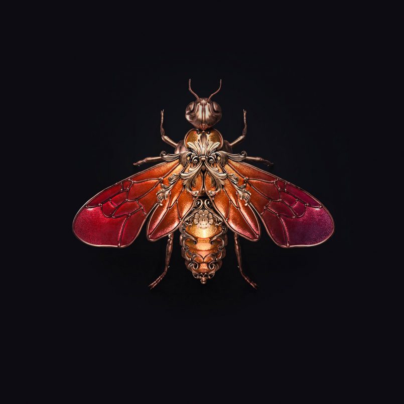 Arte digital mosca de Sasha Vinogradova