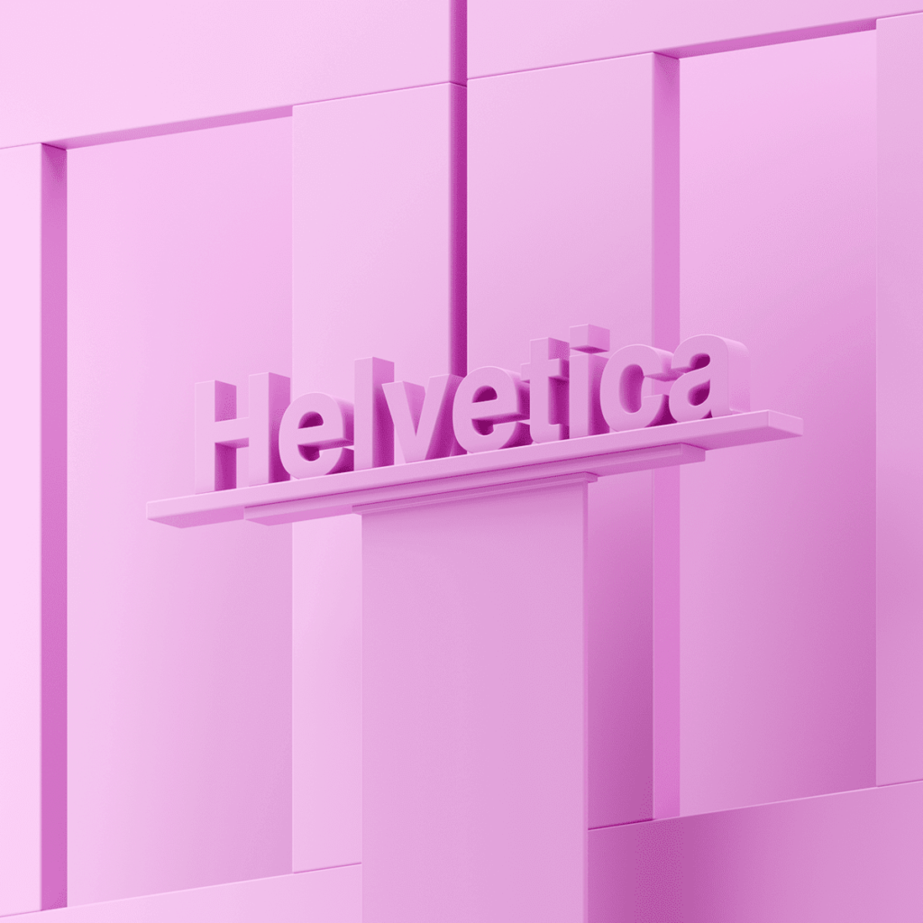 fonte tipográfica helvetica