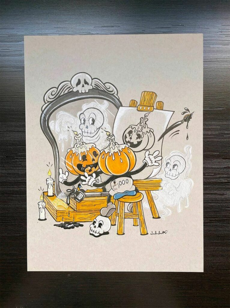 ilustrações Natatat para halloween