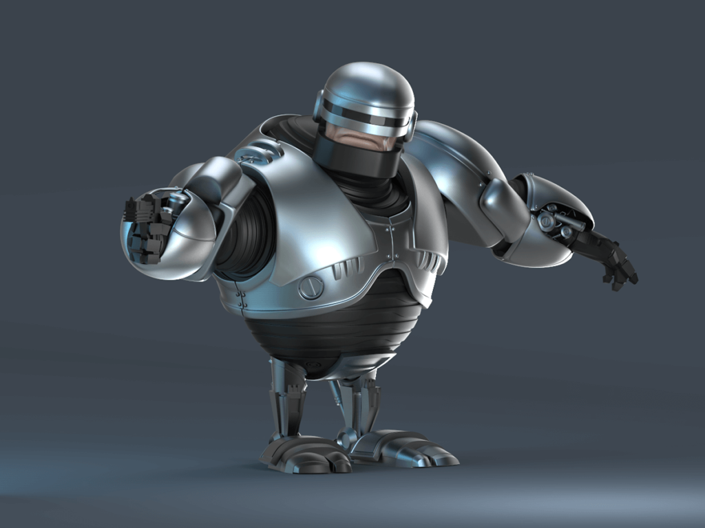 Robocop gordo de Iancarlo Reyes