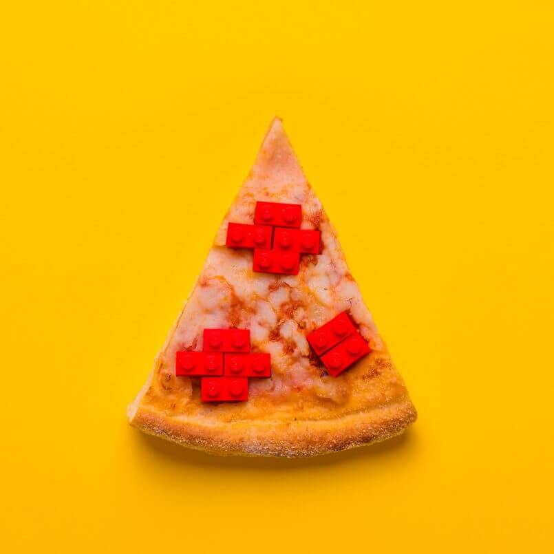 Pizza  de Lego de Jaime Sanches