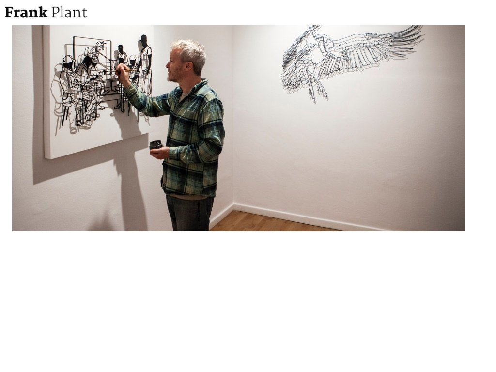 artista e sua arte por Frank Plant