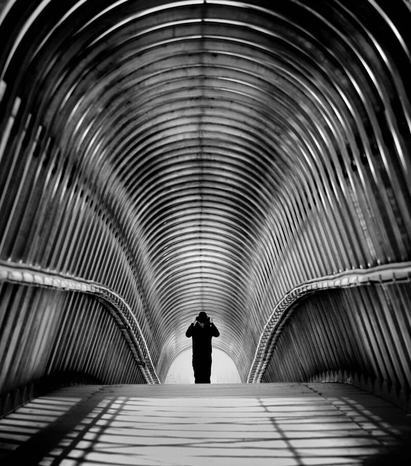 túnel escuro por Jose Costa