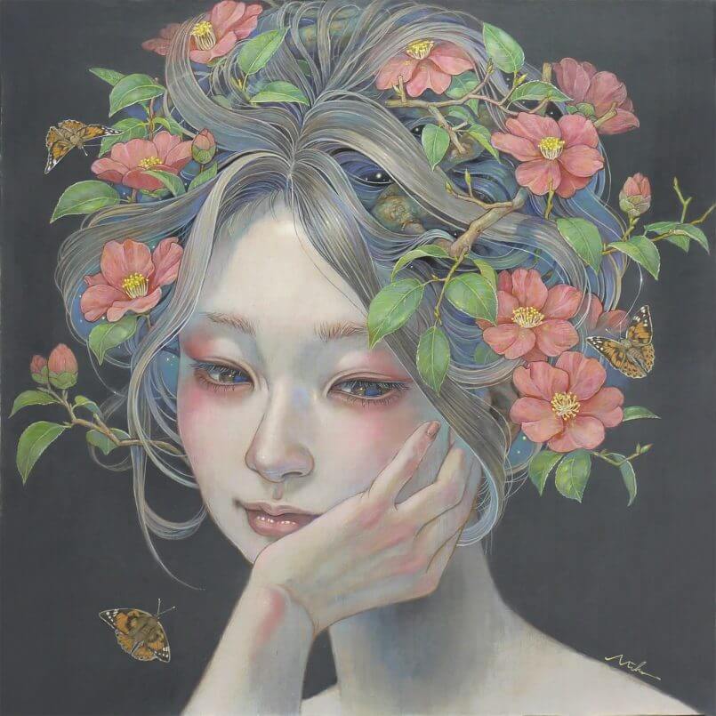 olhar sombrio por Miho Hirano