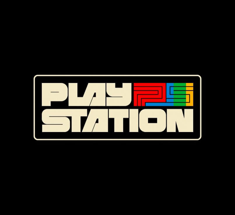 Logo playstation por Rafael Serra
