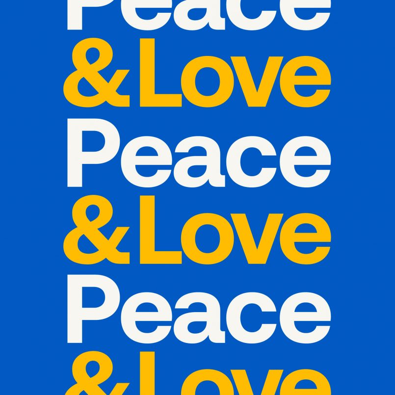Peace e Love por Allan Peters