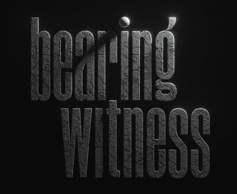 bearing witness por por studio Sawdust