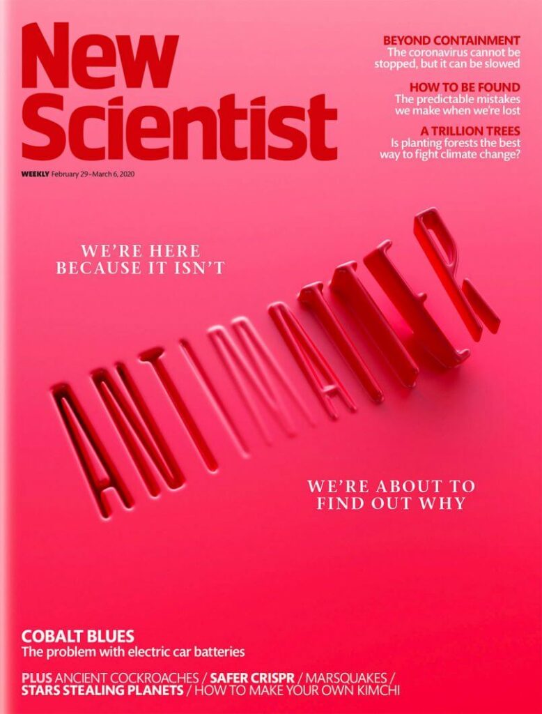 revista scientist por studio Sawdust