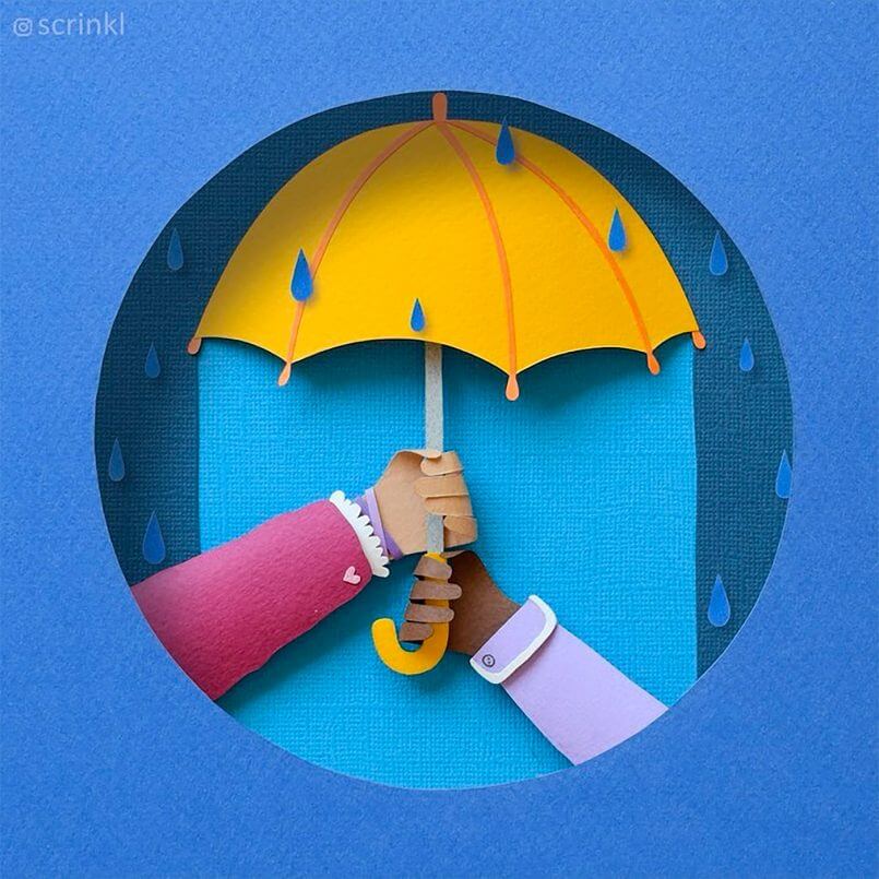 guarda chuvas de Margaret Scrinkl