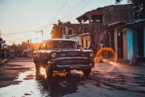 belo carro de Cuba por Stijn Hoekstra