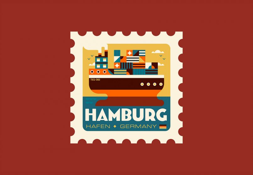 Selo Hamburgo por Makers Company