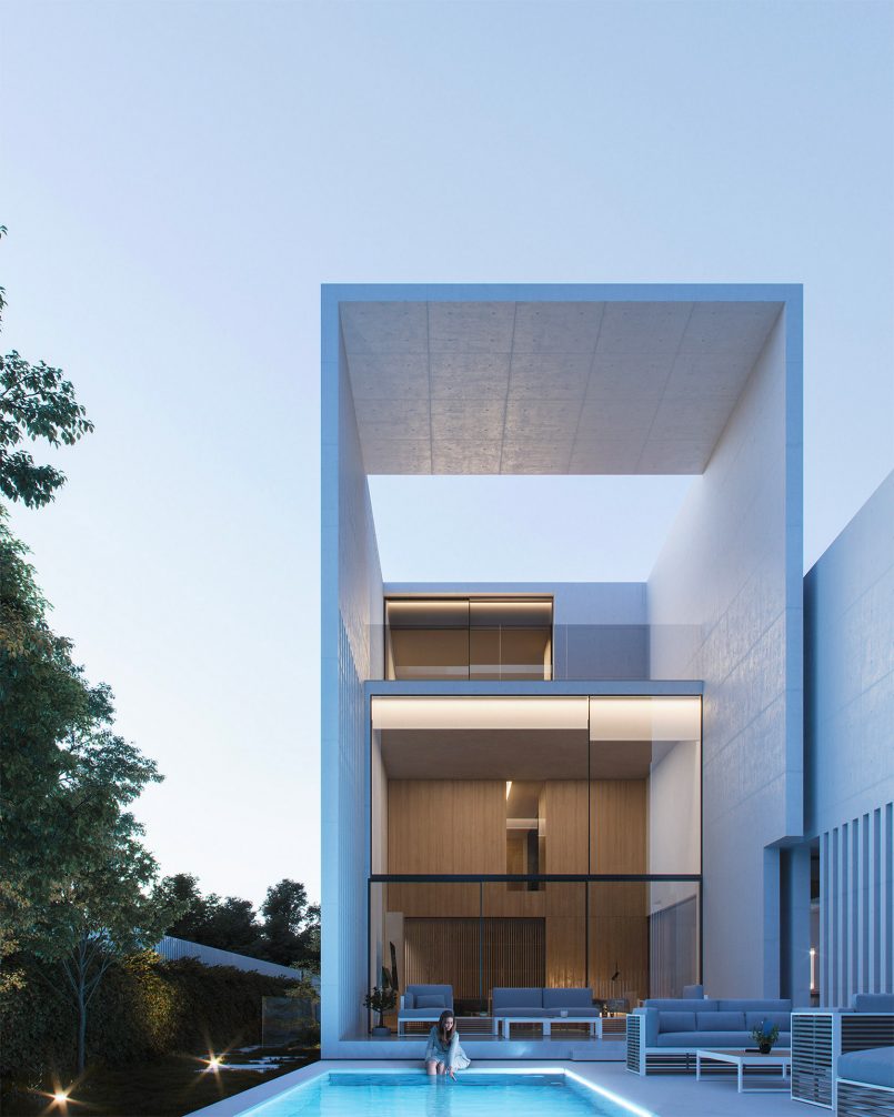 casa ampla e espaçosa por Arquitetura Ruben Muedra