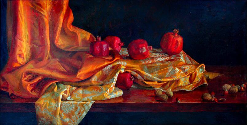 frutas  damasco por Arte Vsevolod Shvayba