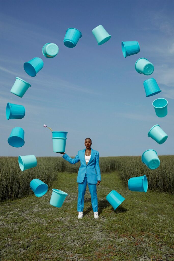 baldes voadores  por Gilbert Asante
