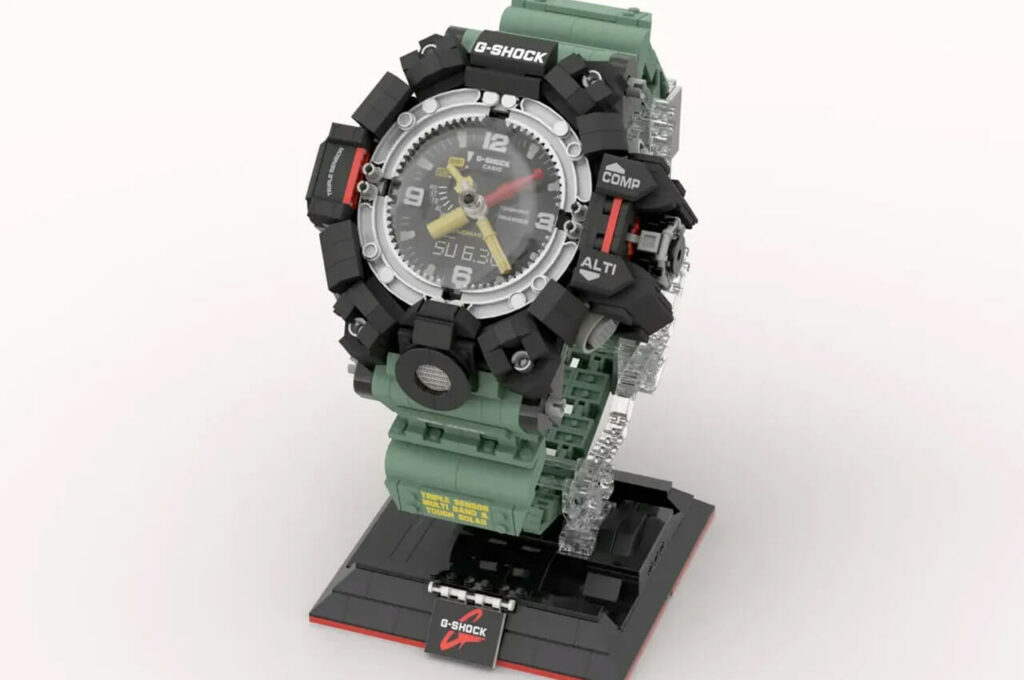 relógio G-shock da LEGO
