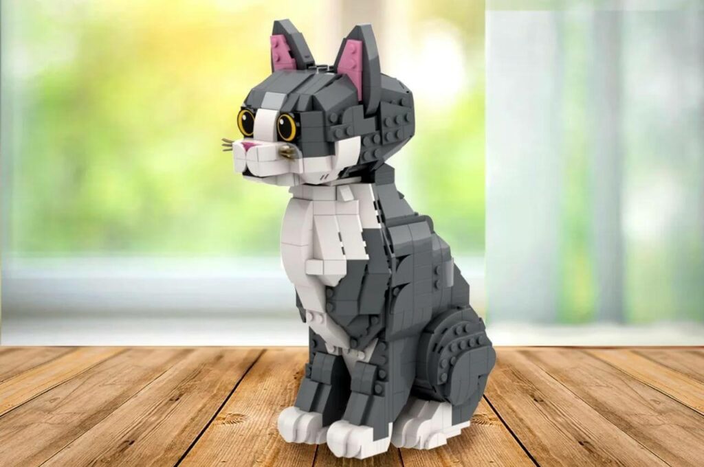 gatos fofos LEGO