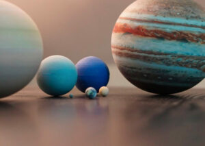 planetas arte em 3d