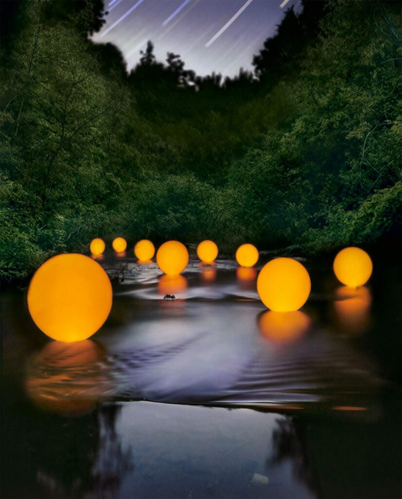 bolas amarelas por Barry Underwood