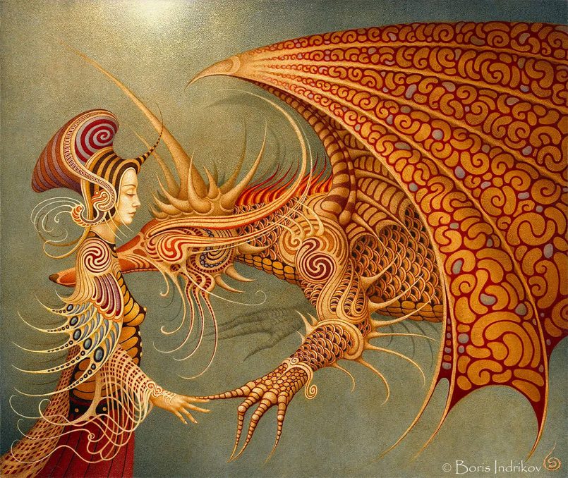 olha o dragon por Boris Indrikov