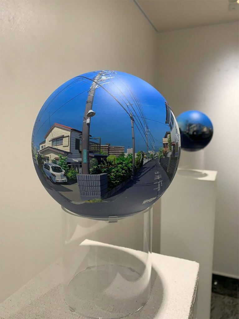 bonito pra dedel Flatball: Pinturas Esféricas por Daisuke Samejima