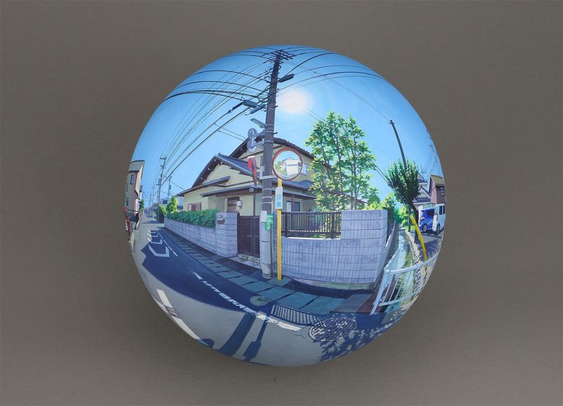 fases da Flatball: Pinturas Esféricas por Daisuke Samejimavida 