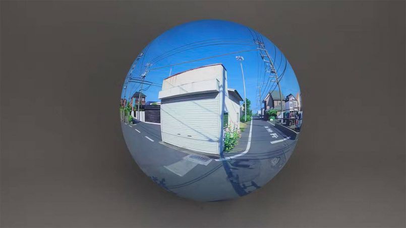 litrao Flatball: Pinturas Esféricas por Daisuke Samejima