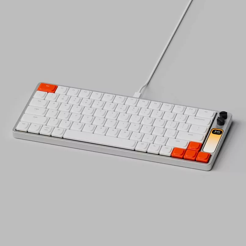 ...　Knob 1（k•no•b•1） US配列 キーボード Teclado Discreto The Knob 1 por Ben Fryc - nucleuss